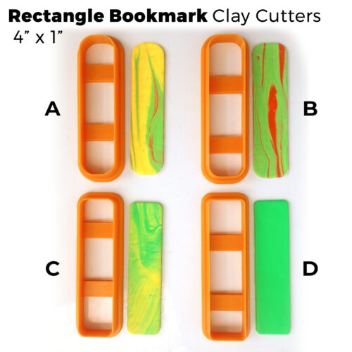 Rectangle Bookmark Clay Cutter - Polymer Clay Cutter