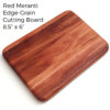 Red Meranti Mini Edge Grain Cutting Board - 8.5" x 6"