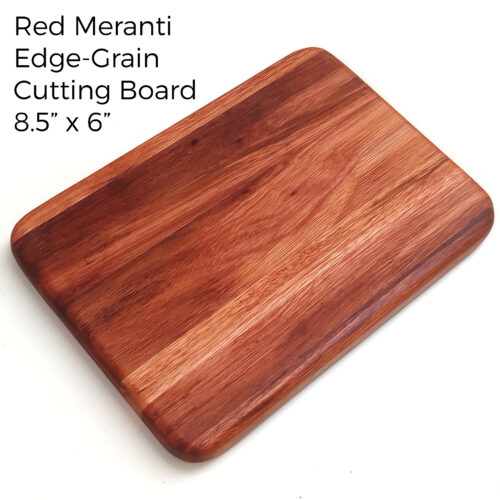 Red Meranti Mini Edge Grain Cutting Board - 8.5" x 6"