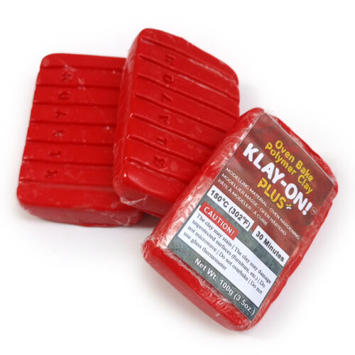 Klay On Plus Polymer Clay Oven Bake Single Color Block - 100g