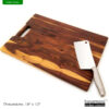 Rosewood Elegance Face Grain Cutting Board - 17" x 11"