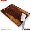 Rosewood Elegance Face Grain Cutting Board - 17" x 11"