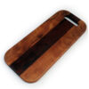 Java Plum and Rosewood Edge Grain Cutting Board 17" x 8"