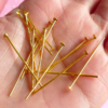 Flathead Hat Pins Golden 30mm – 10g Pack for Jewelry Making