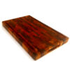 Acacia End Grain Butcher Block Cutting Board with Juice Groove – 17" x 11" x 1.6"