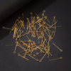 Eye Pins Gold - Jewelry Making 10g Pack