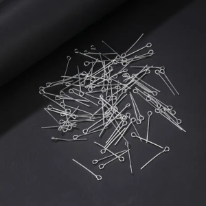 Eye Pins Silver - Jewelry Making 10g Pack