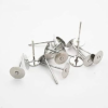 Flat Ear Studs Silver 6mm – Pack of 48