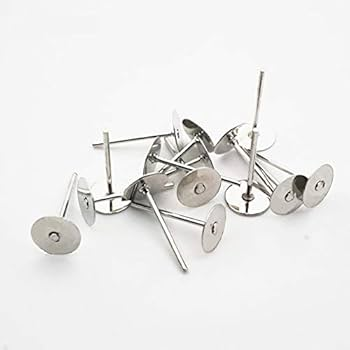 Flat Ear Studs Silver 6mm – Pack of 48