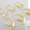 Leverback Earring Hooks Gold – Pack of 12