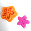 5-Petals Emboss Flower Clay Cutter – 3 Pieces Set