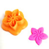 5-Petals Emboss Flower Clay Cutter – 3 Pieces Set