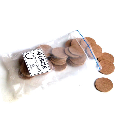 Circle MDF Cutouts - Pack of 40