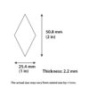Diamond MDF Cutouts - Pack of 40