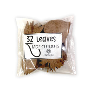 Leaf MDF Cutouts - Pack of 32