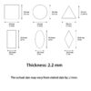 Assorted Basic Shapes MDF Cutouts - Pack of 60