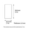 Rectangle MDF Cutouts - Pack of 40