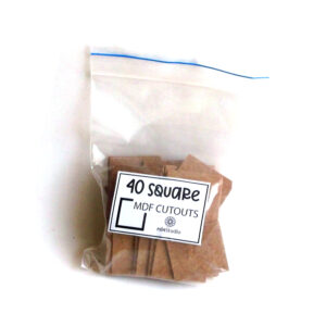 Square MDF Cutouts - Pack of 40
