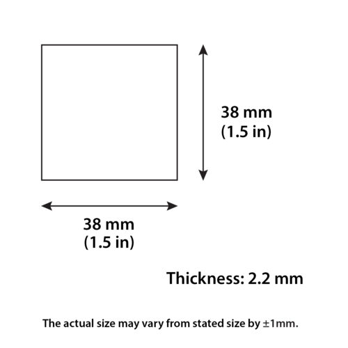 Square MDF Cutouts - Pack of 40