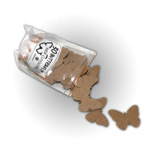 Butterfly MDF Cutouts - Pack of 30