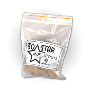 Star MDF Cutouts - Pack of 30