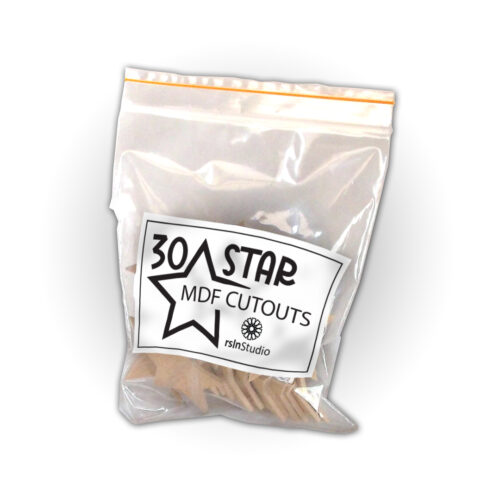 Star MDF Cutouts - Pack of 30