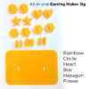 All-in-One Earring Maker Jig - Multi Shape Rainbow Template