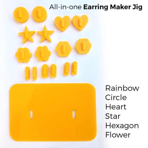 All-in-One Earring Maker Jig - Multi Shape Rainbow Template