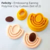 Felicity – Embossing Earring Clay Cutter Set (2 Pieces)