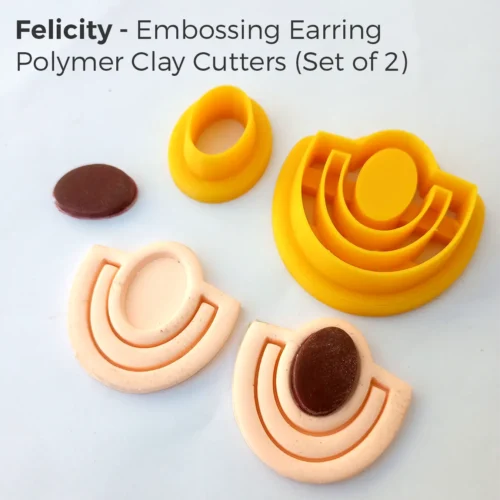 Felicity 1 Felicity – Embossing Earring Clay Cutter Set (2 Pieces)