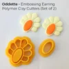 Oddette – Embossing Earring Clay Cutter Set (2 Pieces)