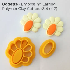 Oddette1 Oddette – Embossing Earring Clay Cutter Set (2 Pieces)