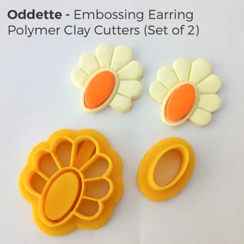 Oddette1 Oddette – Embossing Earring Clay Cutter Set (2 Pieces)