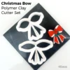 Christmas Bow – Polymer Clay Cutter Set (40mm)