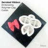 Serrated Ribbon – Embossing Polymer Clay Cutter (50mm)