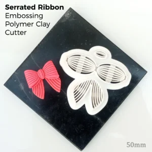 Serrated Ribbon – Embossing Polymer Clay Cutter (50mm)