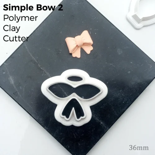 Simple Bow 2 Simple Bow 2 – Polymer Clay Cutter (36mm)