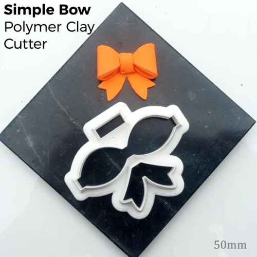 Simple Bow Simple Bow – Polymer Clay Cutter (50mm)