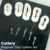 Cutlery Set of 5 – Polymer Clay Cutters