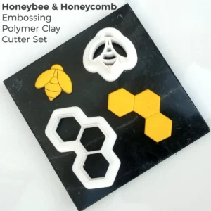 Honeybee & Honeycomb Embossing Clay Cutter Set