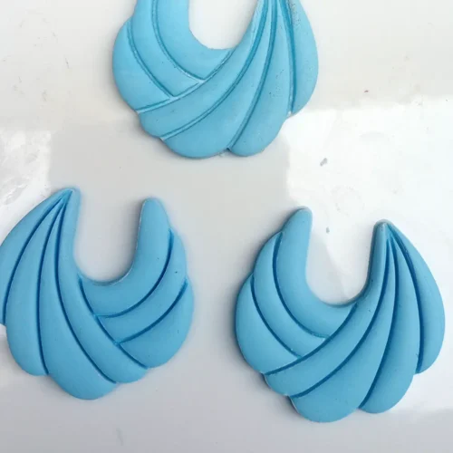 Stylized Shell 2 Stylized Shell Embossing Polymer Clay Cutter