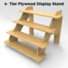 4-Tier Collapsible Display Stand