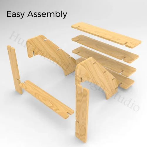 4-Tier Collapsible Display Stand