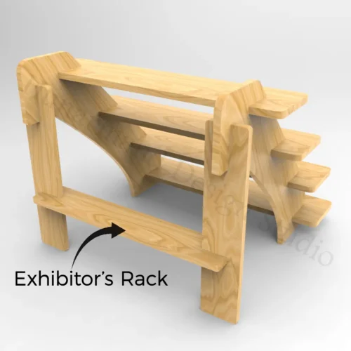 4-Tier Collapsible Display Stand